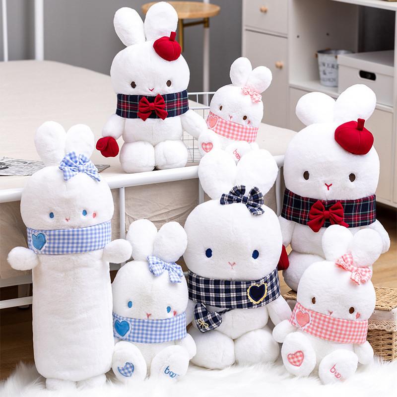 Rabbit Charming Plush Cushion Toy With Short Plush Material Ideal For Gifts Collectibles And