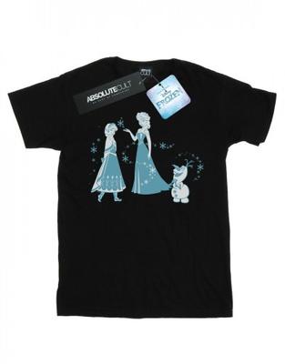 Футболка для девочек Frozen Magic Snowflakes из хлопка