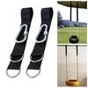 Tree Swing Strap with Metal Ring Hanging Rope with Carabiner Heavy Duty Swing Connection Belt for Outdoor Tree Swings