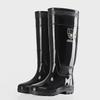 Men's High-Top Thick-Soled Non-Slip Rubber Rain Boots for Construction and Labor Protection.