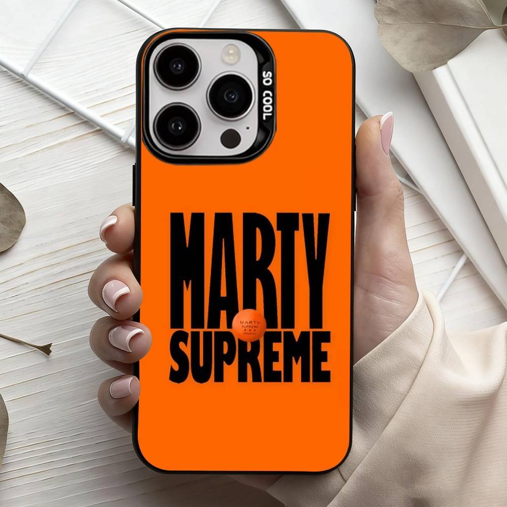 Спортивные Фильмы M-Marty-Y S-Supreme-E Чехол для Телефона Для iPhone17,16,15,14,13,12,11 Plus,Pro Max Конфетный Посеребренный Внутренний Чехол