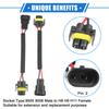 A ABSOPRO Headlight Socket Extension Conversion Wire Harness Fog Lamp Bulb Socket Socket Adapter