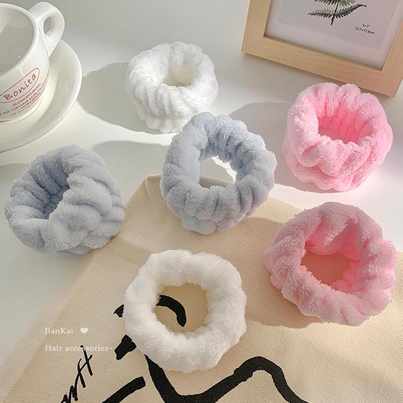 2Pcs One Pair Wrist Washing Belt Absorb Water Sports Sweat Wiping Bracelet Hairband Moisture Wrist Washband