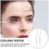 2Pcs 3D Eyelash Extensions Style Try On Stick False Eyelash Showing Stand for Display Grafting Eyelashes Effect