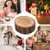 Wooden Tealight Candle Holders Rustic Small Candle Holders Compact Tree Branch Table Decor Candle Tree Stump Candlesticks For