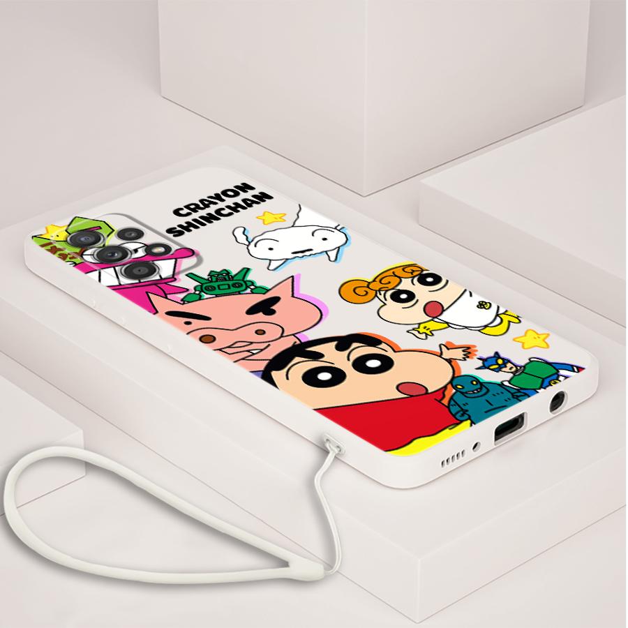 Cartoon Fashion Shin-chan Phone Cover Case for Samsung Galaxy A53 A50 A56 A04 A02s A71 A73 A03 A30s A06 A05 A20s