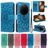 Leather Wallet Flip Case for OPPO Find X8 X9 Pro Ultra Phone Case Cover | Mandala Embossed Design Protective Kickstand