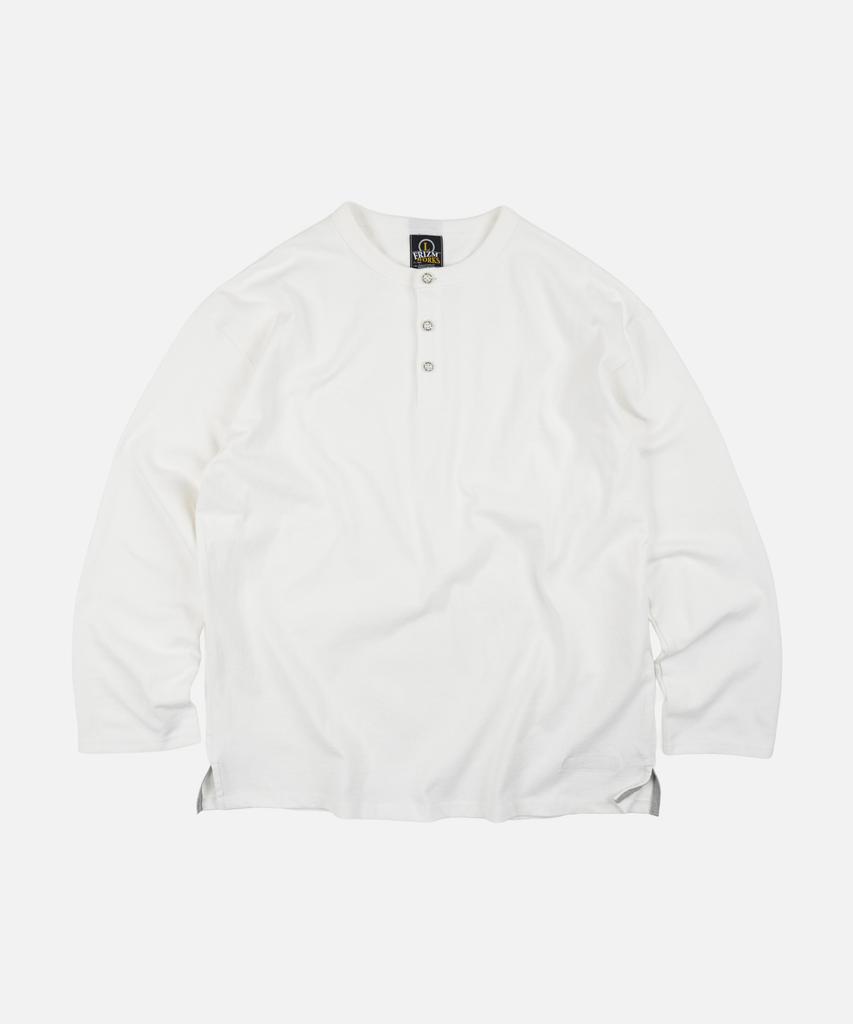 FRIZMWORKS 10S Однотонная футболка-henley _ Белый