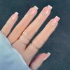 Square Head Press On Nails French Fake Nail Tips Fashion False Nail Tips  Girls