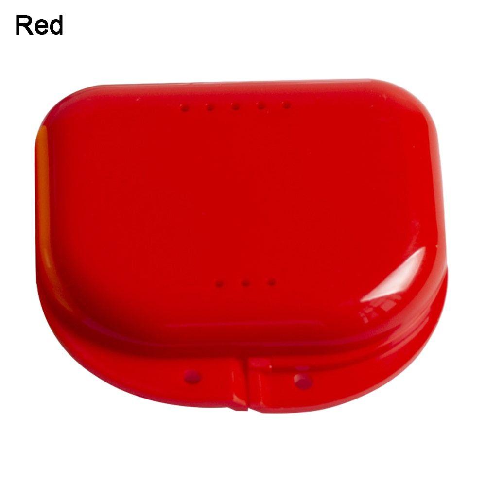 Portable Denture Box Container Mouth Guard Box Oral Hygiene Dental Retainer Storage Case New