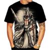 Knights Templar 3D Print T Shirt Knights Templar Fashion Casual T-Shirts Men Women Hip Hop Harajuku Streetwear T Shirt Tee Tops