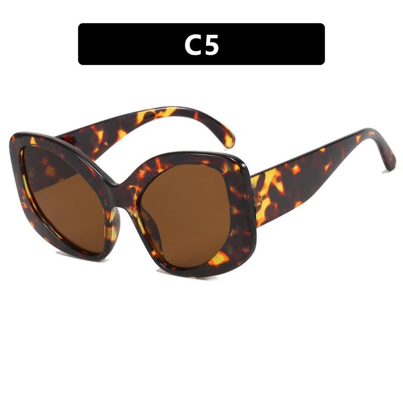 Оверсайз солнцезащитные очки с инопланетным дизайном для женщин и мужчин, преувеличенное украшение, очки для вечеринки