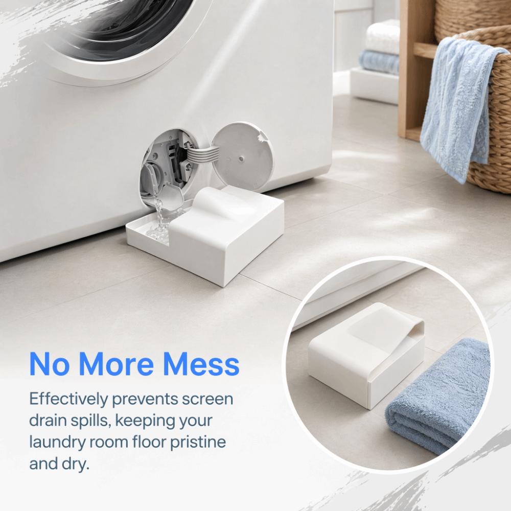 Simple Washing Machine Drain Funnel Anti-Overflow Water Collection Box Drain Pan Floor Protection