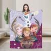 Холодное сердце 2 Эльза Анна Мультяшное одеяло Качественное Мягкое Теплое Плед Зима Детское Диван Кресло Принт Покрывало