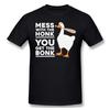 Untitled Goose Games Funny Adventure Arrival Tshirt Mess With The Honk, You Get The Bonk Unique Crewneck Cotton For Men Shirts