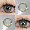 Eyeshare Модные цветные контактные линзы 1 пара сапфировых контактных линз Новые контактные линзы Коричневые линзы Серо-белые линзы Зеленые бьюти-линзы
