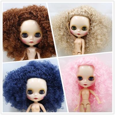 Кукла ICY DBS Blyth Wild Curl-Up, 4 цвета на выбор: розовый, шампанское, синий и коричневый