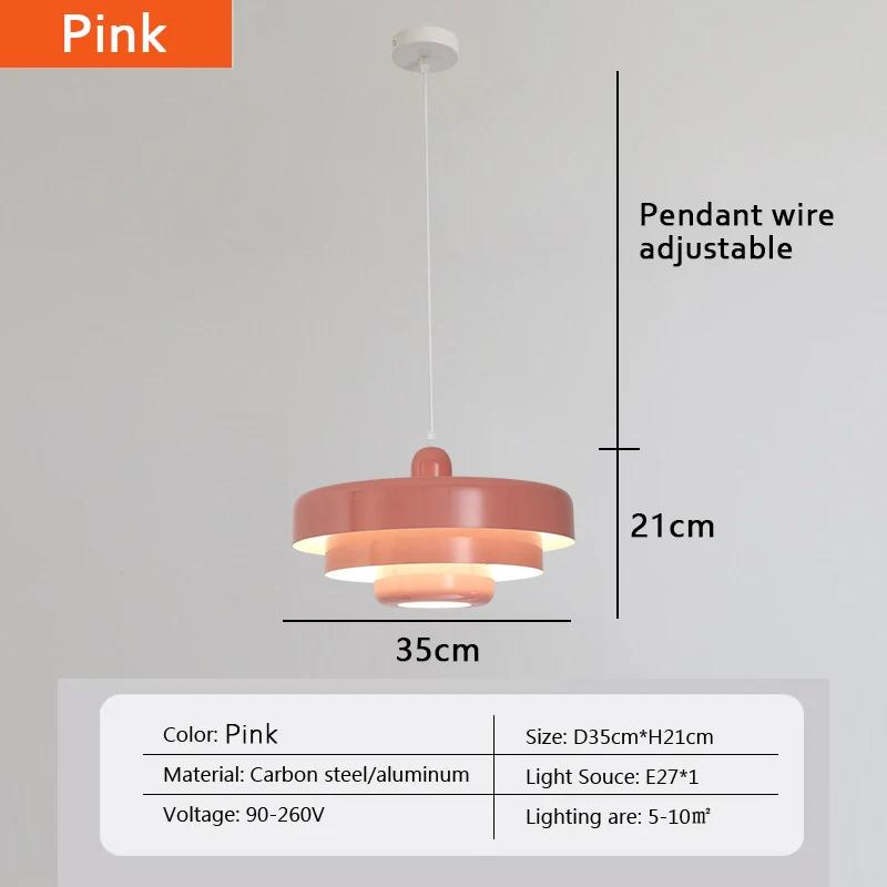 Minimalist Colorful LED Pendant Chandelier Lighting for Dining Room Bedroom Cafe Bar Home Indoor Decor Hanging Suspension Light