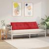 Back Cushion Red 180 x 19 x 50 cm Fabric