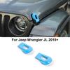 Светло-голубой полный комплект аксессуаров, декоративные накладки для Jeep Wrangler JL JT 2018-23