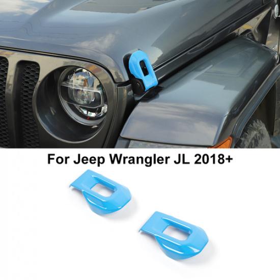 Светло-голубой полный комплект аксессуаров, декоративные накладки для Jeep Wrangler JL JT 2018-23