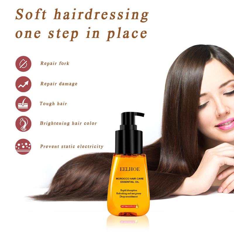 Hair Oil Spray Fragrance Hair Mask Nourishing Conditioning Oil Deeply Moisturizing Hair Curly Spray Gift Women Hair Care Serum