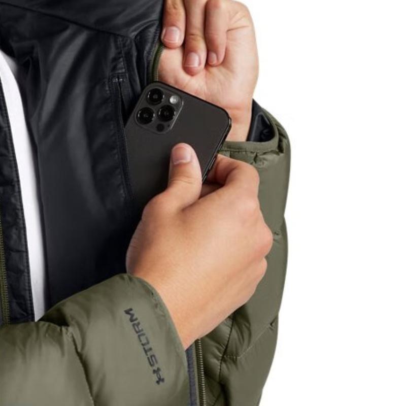 Under Armour FW24 Пуховая куртка Echo Мужская Черный 1385840-002