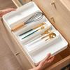 Roseelk Expandable Cutlery Case and Drawer Divider Cutlery Storage Small Item Storage Easy To Clean Easy To Clean Organization Tray Tableware Storage