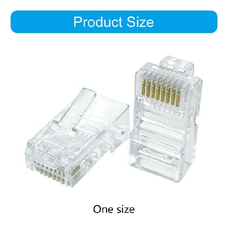Высокопроизводительные неэкранированные разъемы Cat5e RJ45 8P8C с прецизионными позолоченными контактами