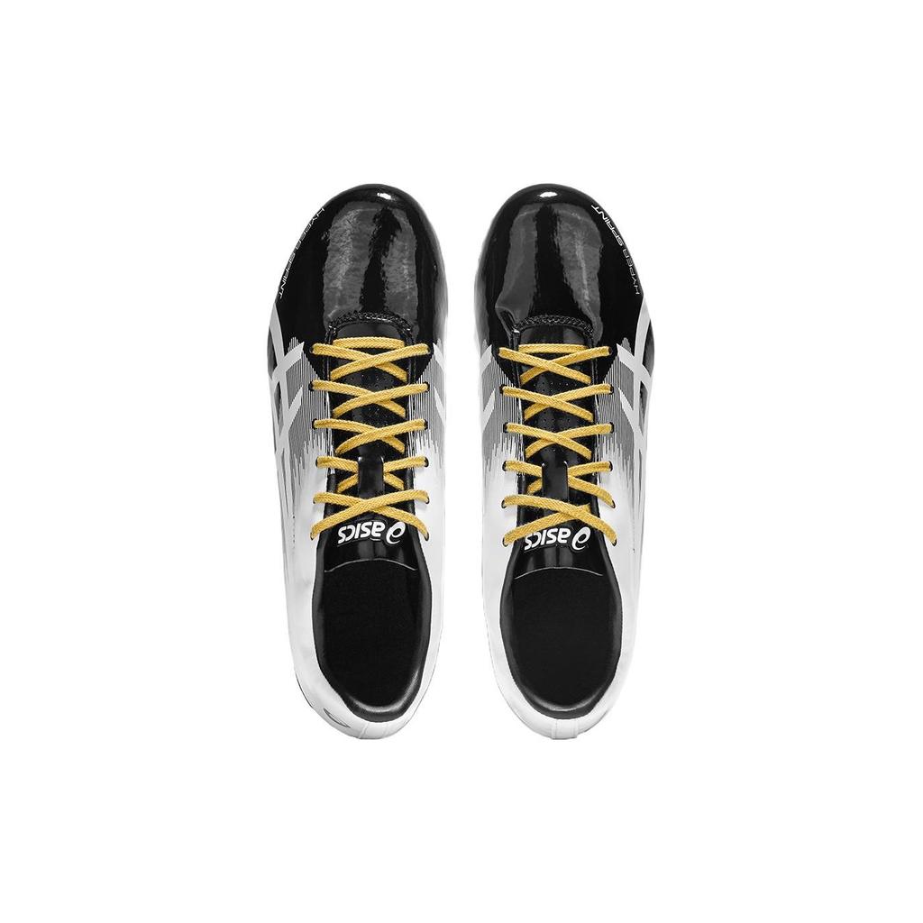 Asics Hyper Sprint 7 Comfortable Leather Low Top Training Running Shoes Men Sneaker Black White 1093A194-001