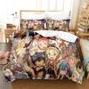 Anime Made In Abyss Bedding Set Boys Girls Twin Queen Size Duvet Cover Pillowcase Bed Boys Fashion Home Textileextile