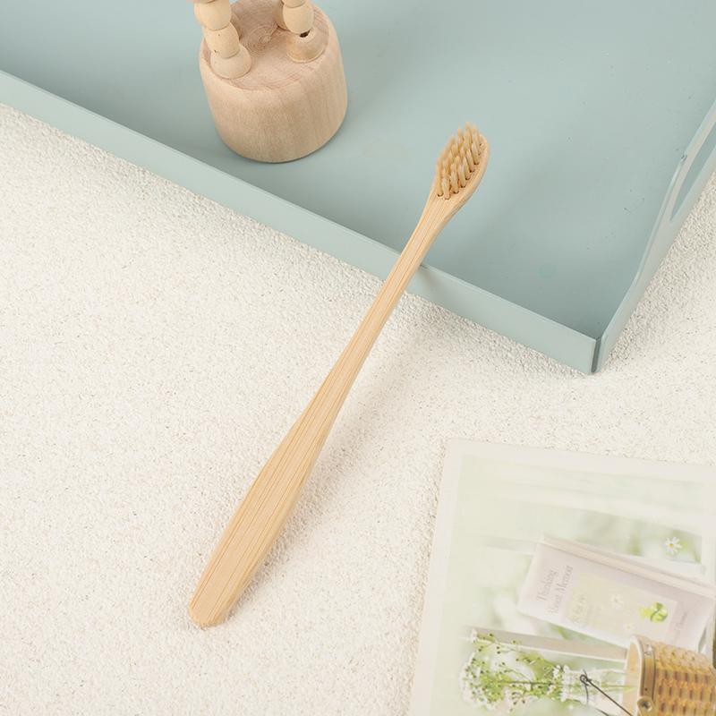 Ready Stock Fast and Custom Logo Kids Waterdrop Shape Soft BPA Free Natural Biodegradable Bamboo Toothbrush