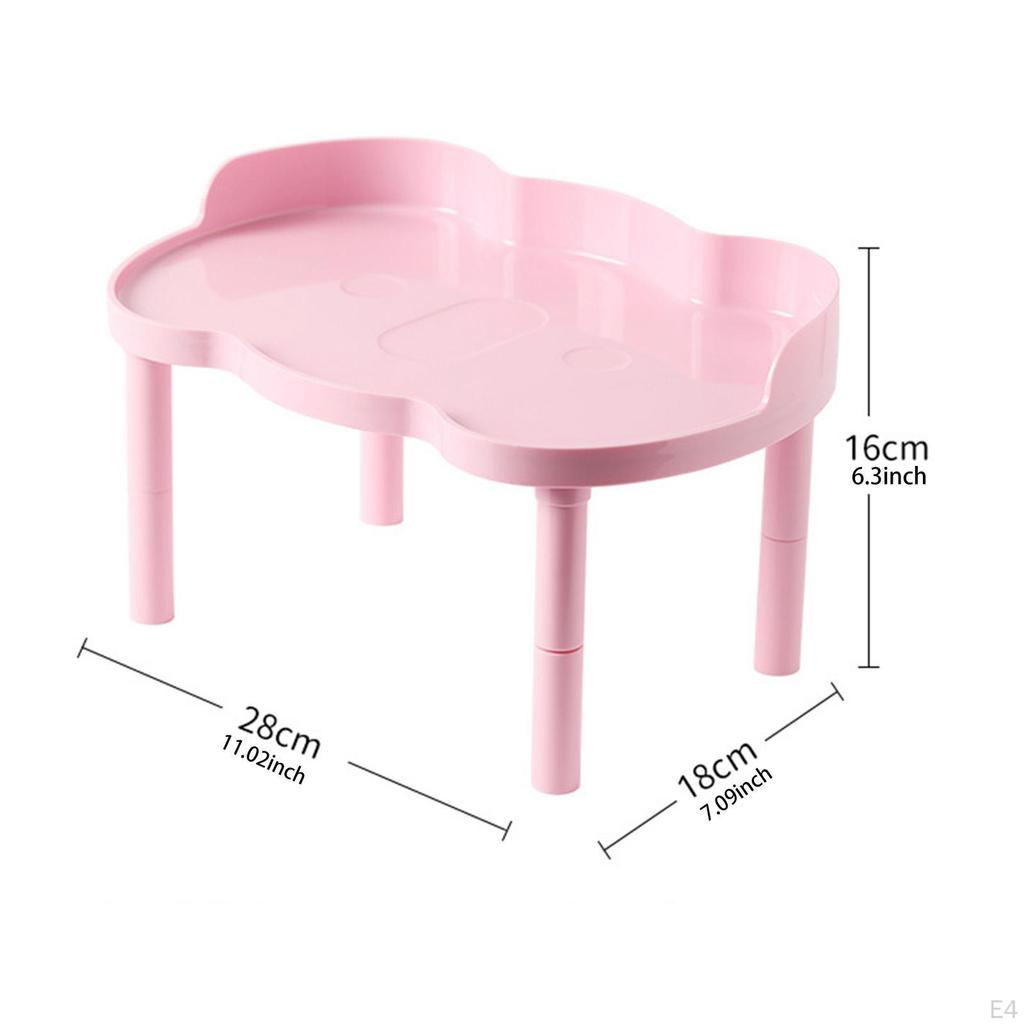 Hamster Adjustable Height Sturdy Stable Small Animals Platform for Exercise Wheel Food Bowl Water