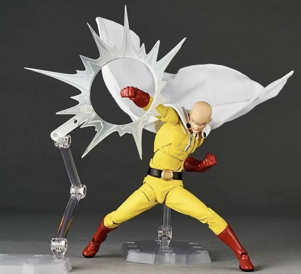 KAIYODO Amazing Yamaguchi Revoltech Сайтама Фигурка Действия ONE PUNCH-MAN ПВХ Статуя Аниме Модель Игрушка Коллекция Подарок