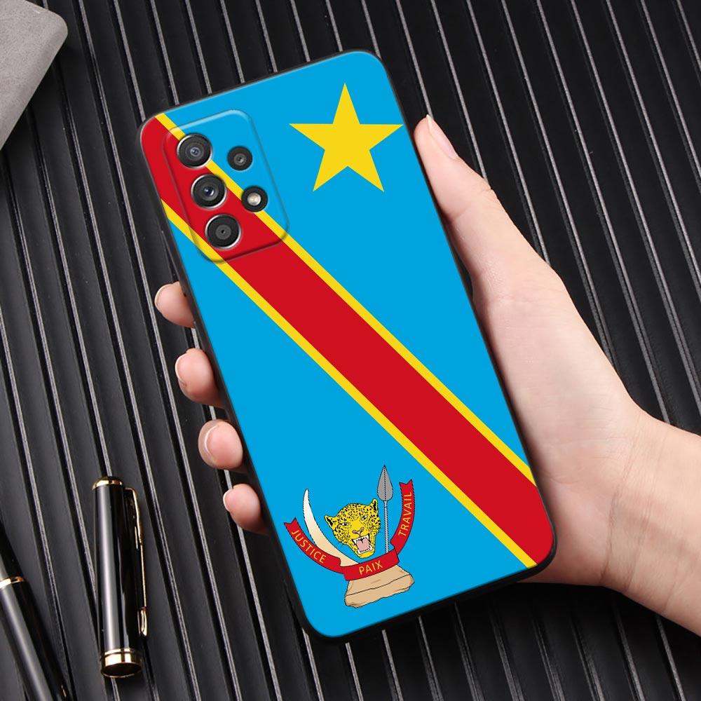 Congo Democratic Republic Flag Phone Case For Samsung Galaxy A57 A56 A37 A55 A36 A26 A54 A52 A35 A34 A25 A17 A16 A15 A07 Cover