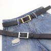 Belt Women'S Rectangle Buckle Jeans Decorative Delivery Belt Women'S