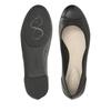 [Clarks] Туфли-балетки Couture Bloom, На плоской подошве, Удобные, Натуральная кожа, Черная кожа, 24,0 см