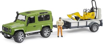 Комплект для буксировки экскаватора Bruder Land Rover & JCB BR02593 [предмет]