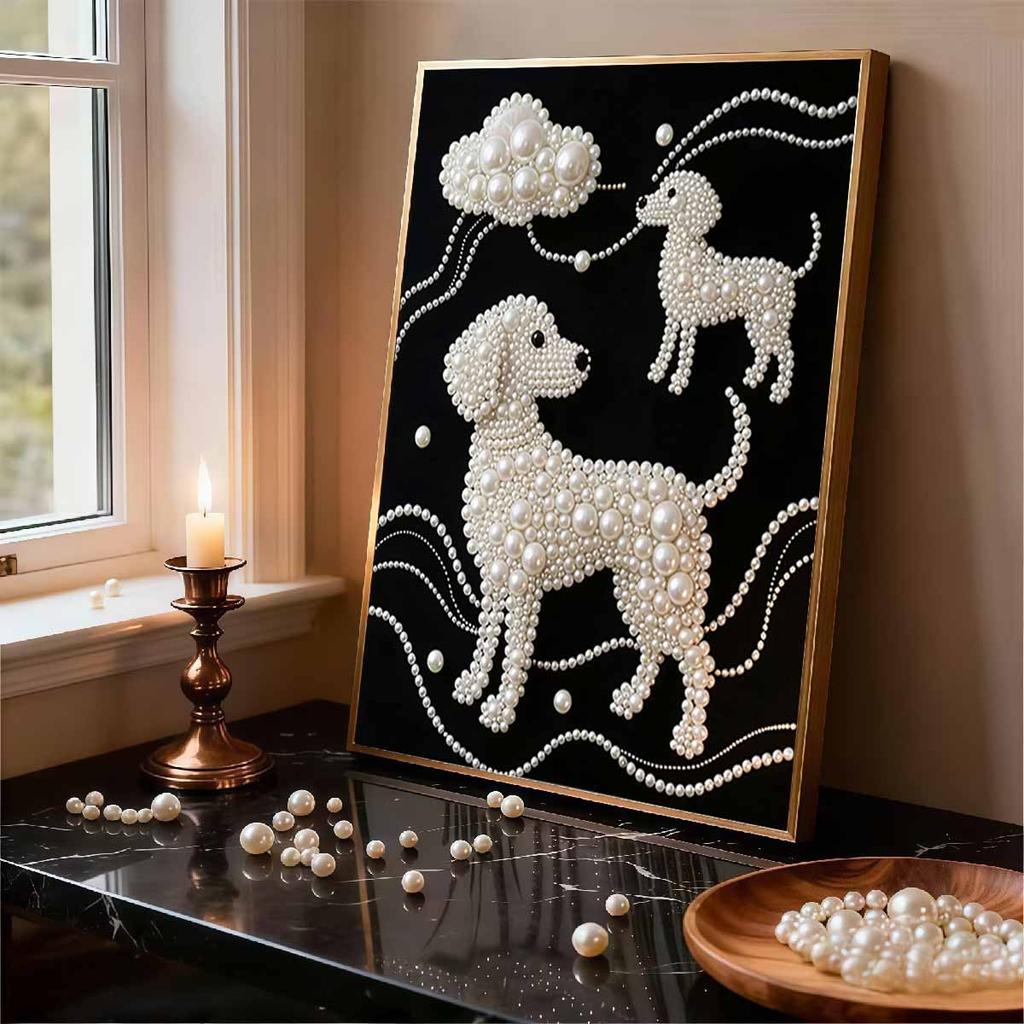 Наборы Алмазная Живопись Pearl Pup DIY 40x50 см Алмазная Мозаика Без Рамки для Взрослых Идея Подарка Декор Стены Дома