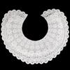 Water-Soluble Lace False Collar, Three-Layer Sewing Diy Lace Accessories, Engraved Hole Embroidery, Opposite Collar, Surrounding Collar.