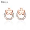 Lindon Copper Alloy Zircon Earrings Drop Earrings For Women Wedding Party Gifts