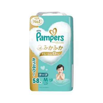 P&G P&G Япония Pampers Soft Care Подгузники M (лента) 58 листов