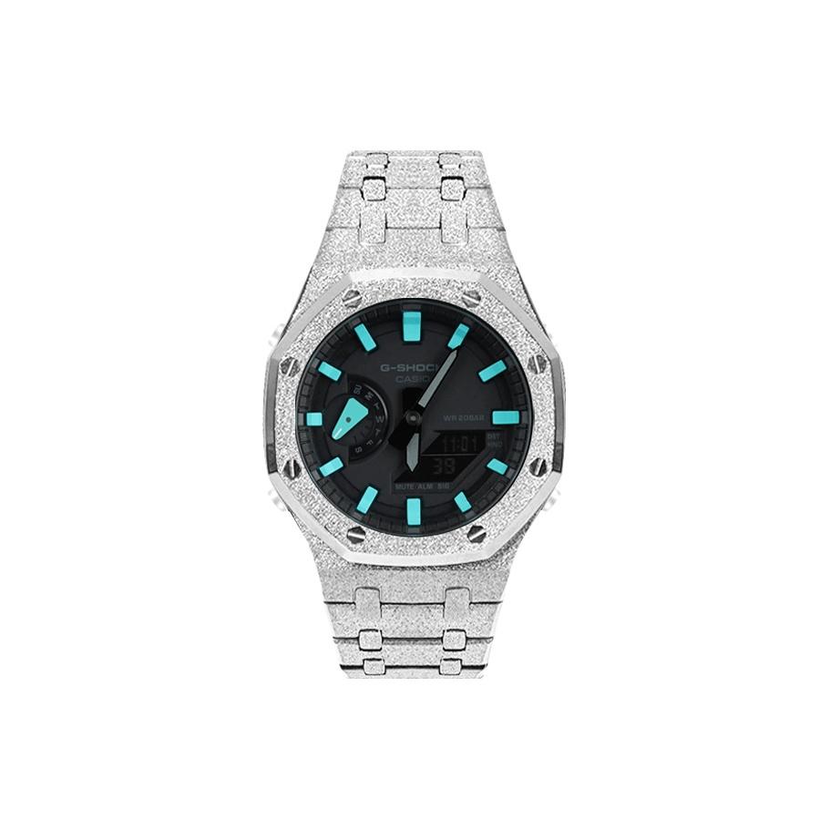 CASIO Unisex Liquid Crystal/Analog Dual Display Series 48.5mm Black Watch GA-21000-1A1-