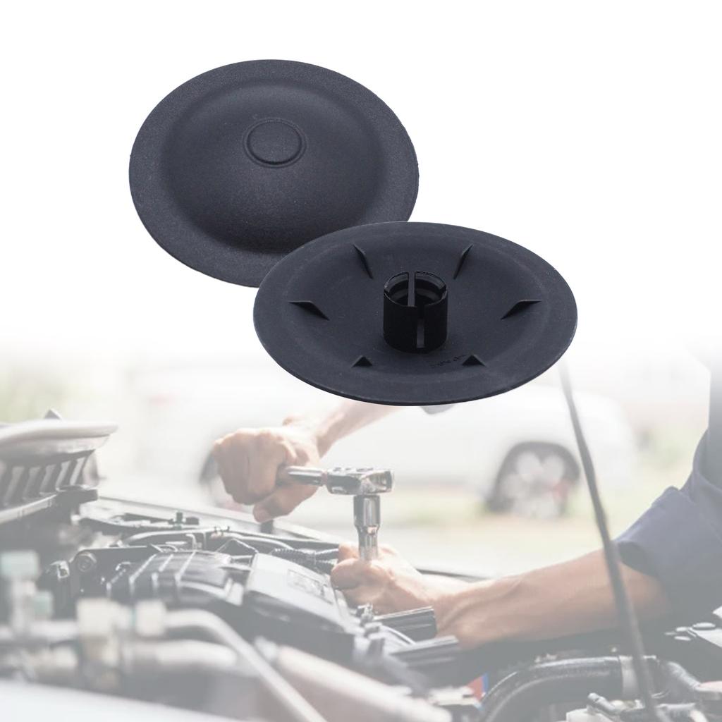 2Pcs Top Shock Absorber Mount Nut Cover Caps for Fiat 500 2007-Onwards / Abarth 51938656 Replacement Accessories Parts