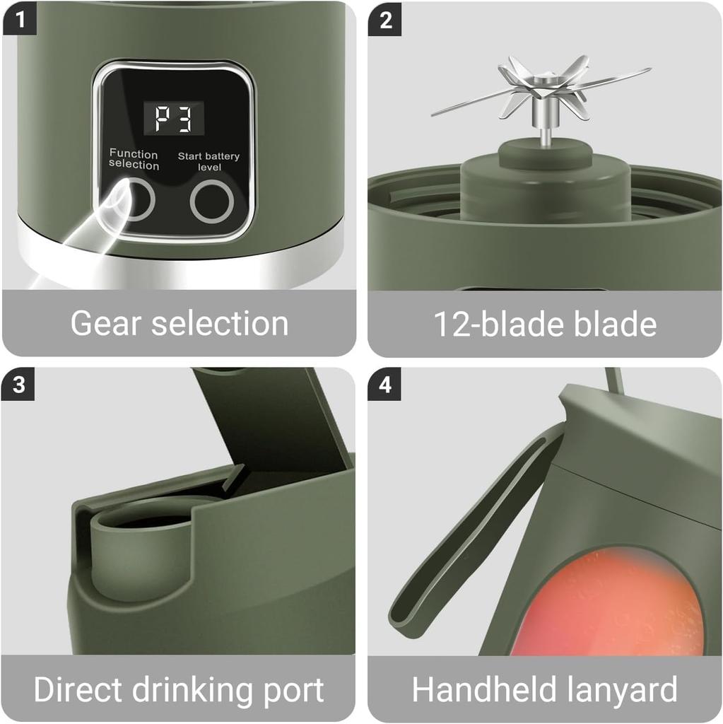 Мини Портативная Соковыжималка Перезаряжаемая Маленькая Чашка для Фруктового Сока Многофункциональная Домашняя Студенческая Соковыжималка