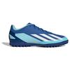Adidas X Crazyfast.4 Comfortable Lace-Up Versatile TF (Rubber Studs) Durable Lightweight Soccer Shoes Men Soccer Shoes Blue White IE1576