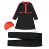 Swimming Wear for Girls Muslim Islamic Three Pieces Swimsuit Kids' Burkinis Swimwear for Children Swimming Set 3-12 Years
