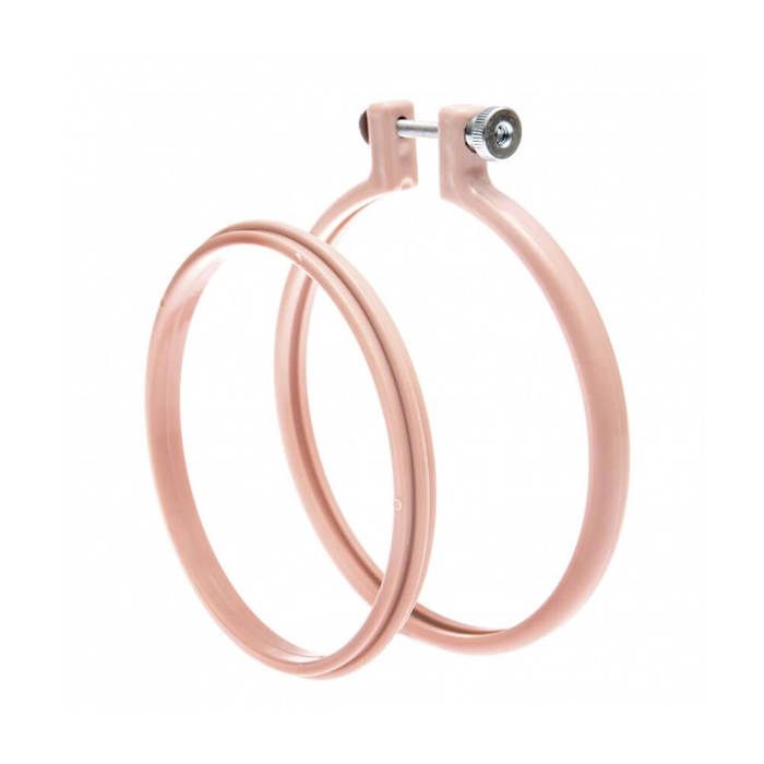 Пяльцы для вышивания - Розовые - Ø 10,1 см - Пластик - Смешанные - Внутренние