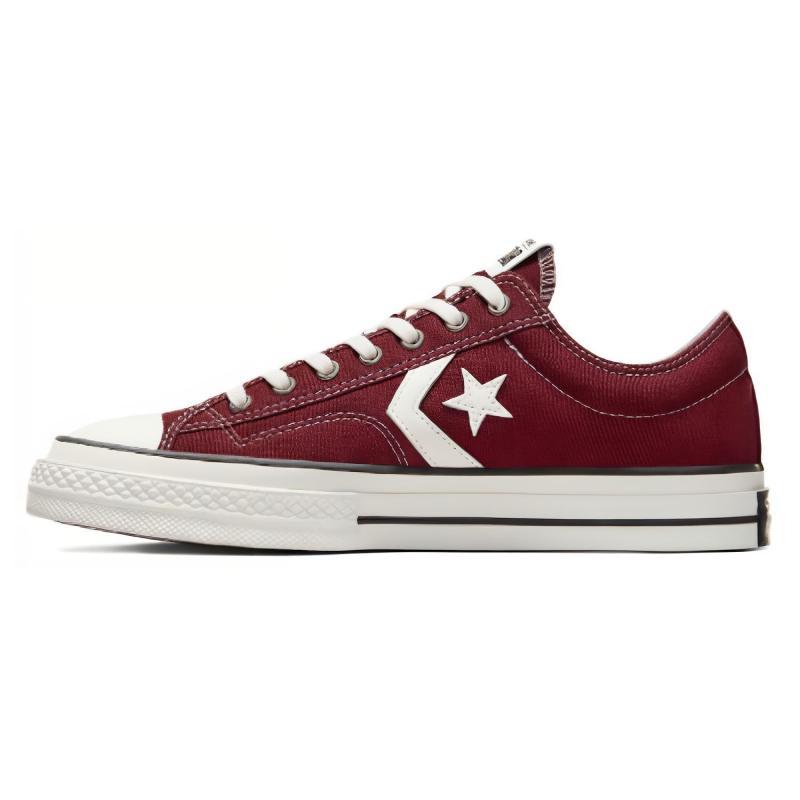 Converse Star Player 76 Lace-up Vintage Low-Top Espadrilles Unisex Cherry Red