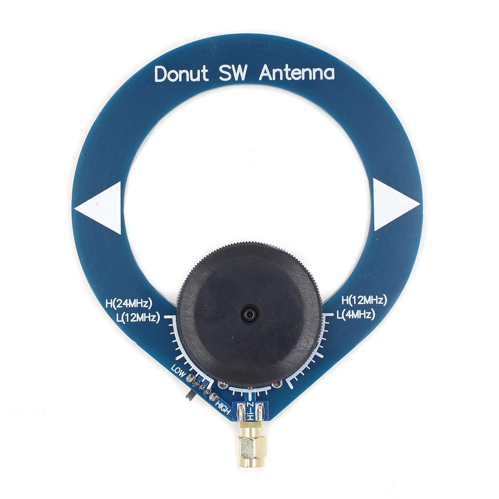 Donut AM MW/SW Antenna Short Wave Radio Small Loop Antenna Outdoor Replacement for HFDY Malahiteam DSP DSP2 Receiver